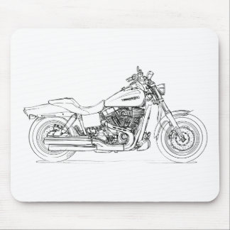 HD CVO Dyna Fat Bob 2009 Mouse Pad