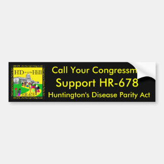 HD on the Hill Bumper Sticker
