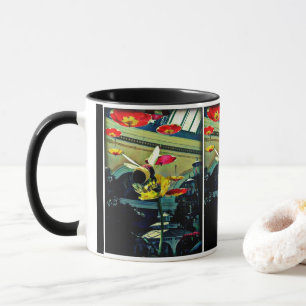 HDR Bee + Flower Mug