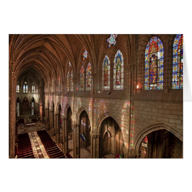 HDR image of Basilica interior, Quito, Ecuador (Front Horizontal)