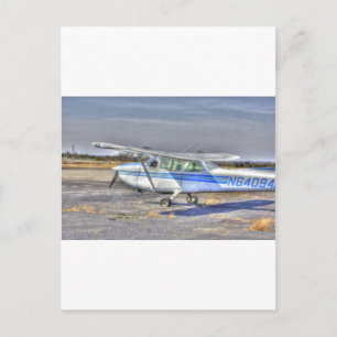 HDR Tired Plane Wheels Set In Postcard