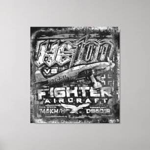 He 100 V8 Canvas Print