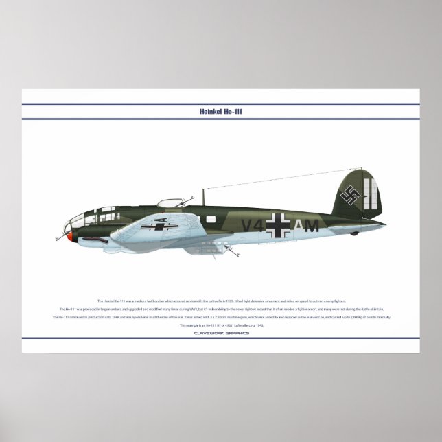 He-111 KG1 2 Poster (Front)
