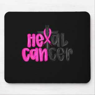He Can Heal Cancer Believe God Christian Breast Ca Mouse Pad