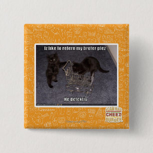 He defectiv 2 inch square button
