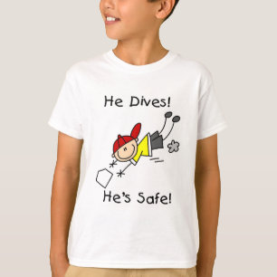He Dives He's Safe Tshirts and Gifts