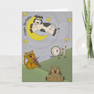 Hé dupez dupent la carte de voeux d'anniversaire