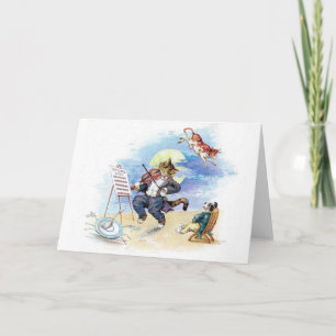 Hé, dupez, dupez la scène, carte de voeux