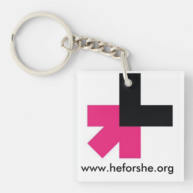 He for She Keychain (Front)