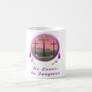 He forgives Christian gift mug