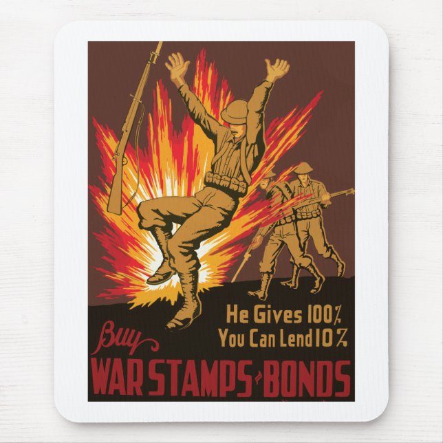 He Gives 100% ~ You can Lend 10% Mouse Pad (Front)