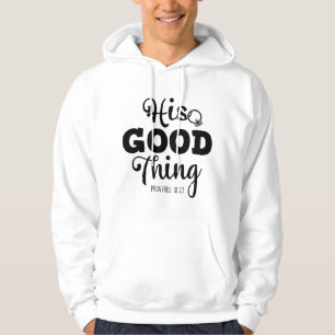 He Good Thing Christian Couple Husband & Wife Anni Hoodie