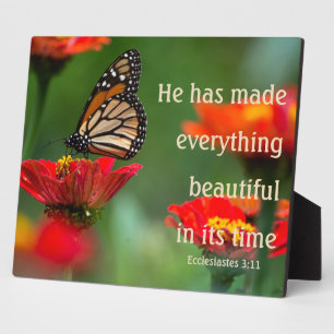 He Has Made Everything Beautiful In Its Time Plaque