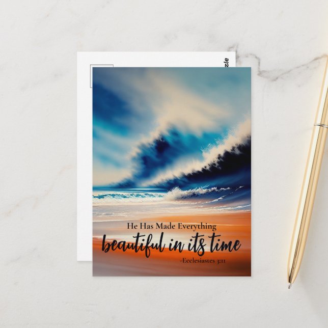 He Has Made Everything Beautiful Postcard (Front/Back In Situ)