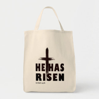 He Has Risen Cross  Tote Bag
