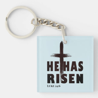 He Has Risen Keychain – Share the Good News 