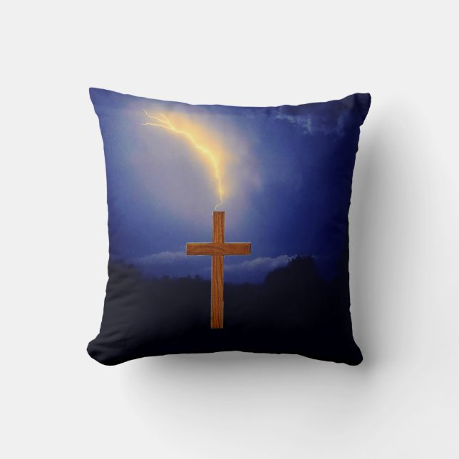 HE HAS RISEN   THROW PILLOW (Front)