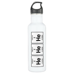 He He He Periodic Table 710 Ml Water Bottle