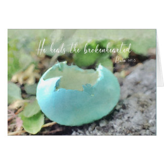 He heals the brokenhearted Parakaleo note card
