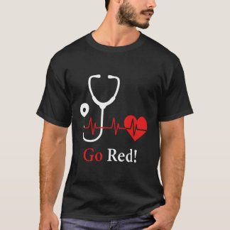 He Health Month February Go Red He Awareness T-Shirt