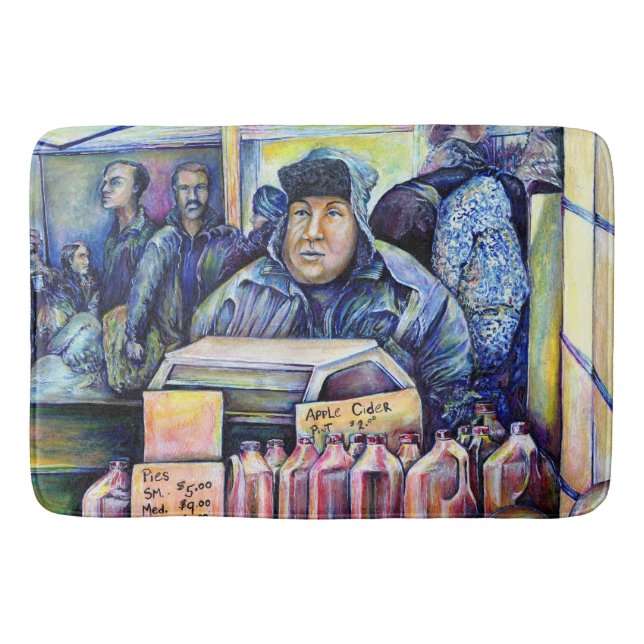 He Heard, What I Saw Bath Mat (Front)