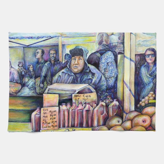 He Heard, What I Saw Kitchen Towel (Horizontal)