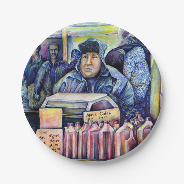 He Heard, What I Saw Paper Plate (Front)