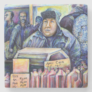 He Heard, What I Saw Stone Coaster