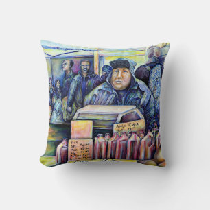 He Heard, What I Saw Throw Pillow