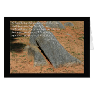 He hideth my soul ...cleft of the rock