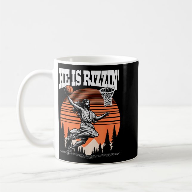 He Is Funny In Basball Coffee Mug (Left)
