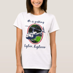 He Is Getting Higher Funny Morocco Football T-Shirt