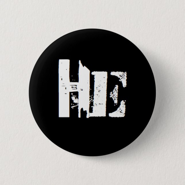 "He" is my pronoun 2 Inch Round Button (Front)