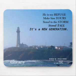 He is my Refuge Mousepad. Mouse Pad