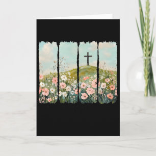 He Is Not Here He Has Risen Jesus Christian Happy  Card