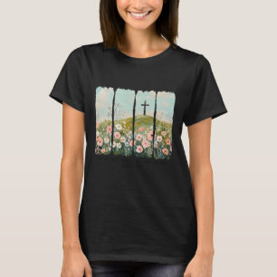 He Is Not Here He Has Risen Jesus Christian Happy  T-Shirt