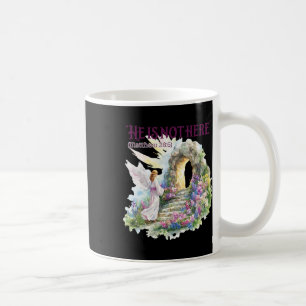 He Is Not Here - Pastel Watercolor Coffee Mug