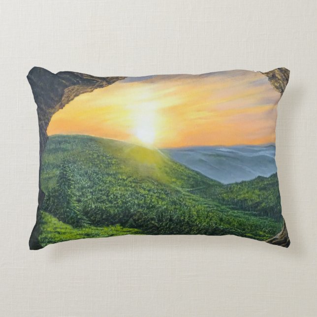 He Is Risen! Accent Pillow (Front)