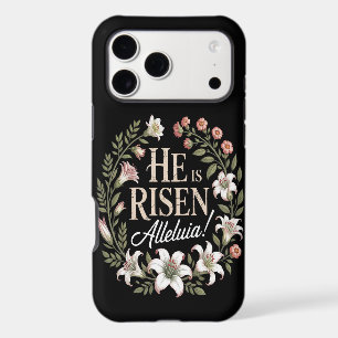 He Is Risen Alleluia Floral Christian Easter