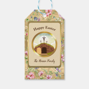 He is Risen and Celebration of Resurrection Sunday Gift Tags