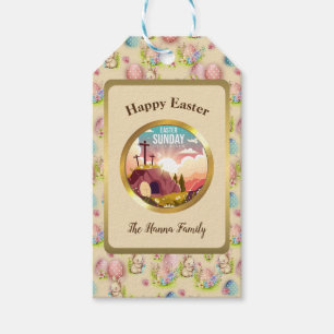 He is Risen and Celebration of Resurrection Sunday Gift Tags