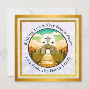 He is Risen and Celebration of Resurrection Sunday Save The Date