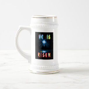 He Is Risen Beer Stein
