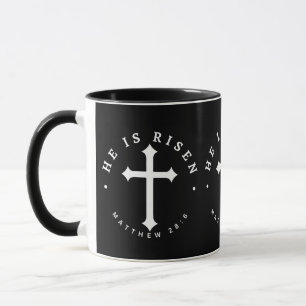 He Is Risen Bible Scripture of The Resurrection Mug
