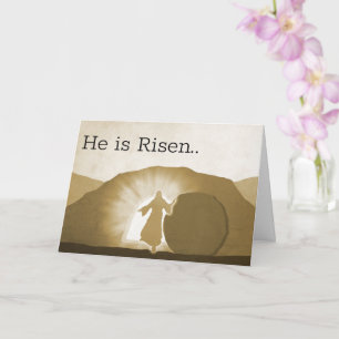 He is Risen Card
