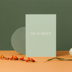 He Is Risen Christian Easter Card