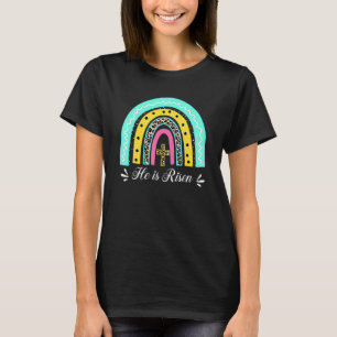 He Is Risen Christian Easter For Women Men Happy E T-Shirt