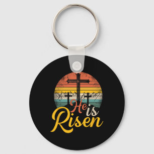 He Is Risen - Christian Easter Jesus  Keychain