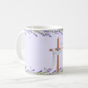 He Is Risen Christian Easter Personalized Coffee Mug