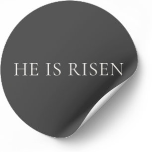 He Is Risen   Christian Easter Sticker